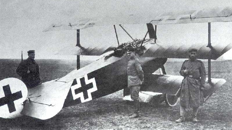 Fokker Dr.I with Manfred von Richthofen